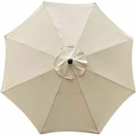 Housse de parasol 3m imperméable et anti-UV – Tissu polyester double couche – Compatible avec 8 baleines – Installation rapide (1/5)