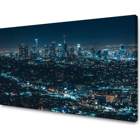 Leinwanddruck Architektur von Los Angeles bei Nacht 40X