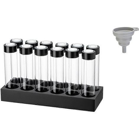 Einzelportionsbehälter aus Borosilikatglas mit Aromaventil und 12 Löchern, luftdicht verschlossen, für Espresso und Kaffeebohnen. (1/5)