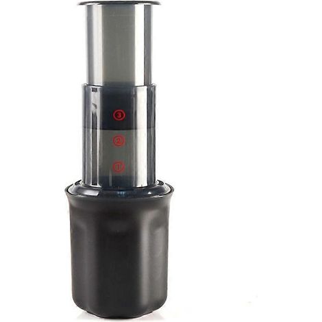 Cafetière portable à extraction à froid, avec filtre à main et système de lavage manuel. (1/5)