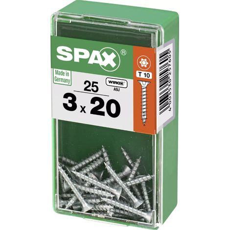 Spax Universalschrauben 3.5 x 16 mm TX 20 - 25 Stk. Spanplattenschrauben & Holzbauschrauben (1/4)