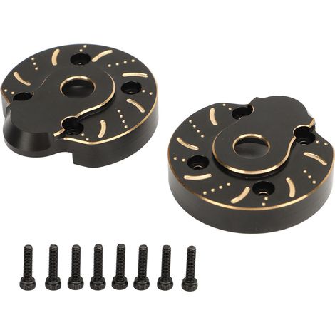 2 pièces plaque de protection en laiton lourde pour pont avant/arrière Axial Capra SCX10 III AR45P 1/10 (1/5)