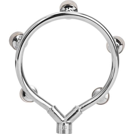 Anillo de boquilla de pulverización, cinco pulverizadores móviles, riego con manguera de jardín, riego de precisión, acero inoxidable, 1 cm, fácil de acoplar (1/5)