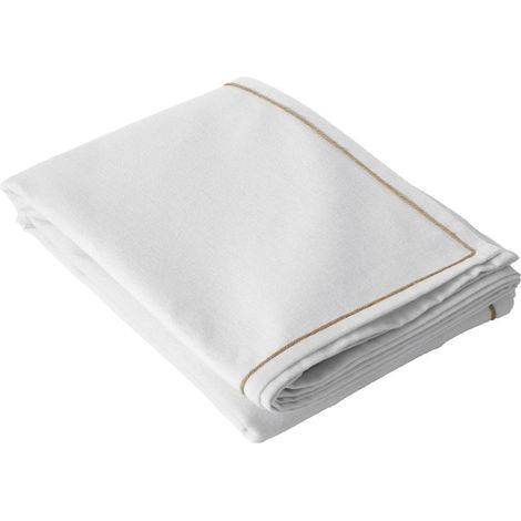 Nappe de Table Uni "Lina" 140x300cm Blanc