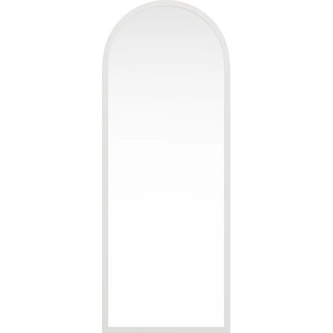 Grande specchio ad arco L. 65 x H. 170 cm in Legno di paulownia Bianco - SHANGI (1/4)