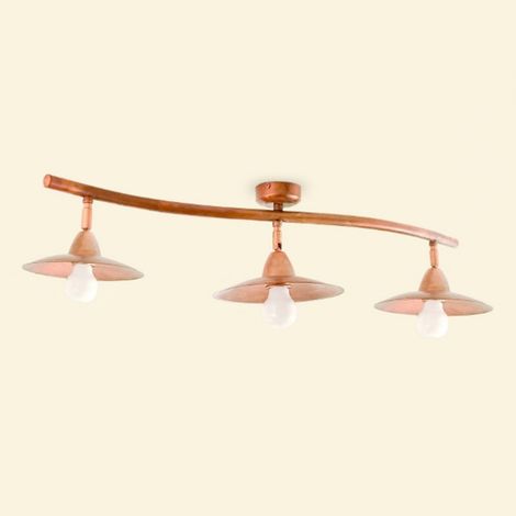 Ba-elitra plafonnier 3 lumières plafonnier mur intérieur rustique classique e27 (1/5)
