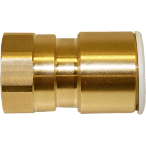 John Guest Brass Coupler 22mm X 3/4" Female - Pack of 5 (1/3)