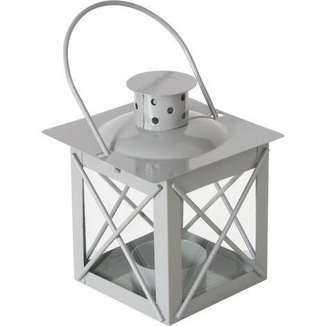 Laterne für Teelichter, Metallgriff, FAROL (1/4)