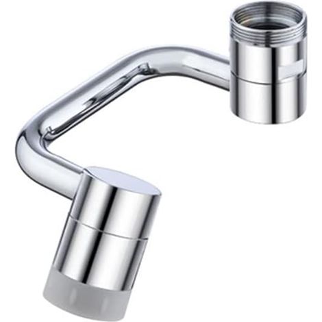 Rallonge de robinet de filtre anti-éclaboussures universelle, 1080 Degrés Rotatif Robinet Extender Robinet Aérateur Barboteur Pivotant Filtre Anti-éclaboussures Salle De Bains Lavabo Robinet Extension (1/5)