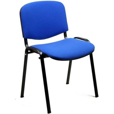 Silla Confidente Rodano Tapizada Azul Unisit D5S/Eb