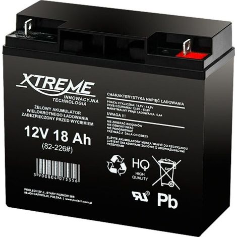 Blow Batería de gel 12V 18Ah XTREME 82-226