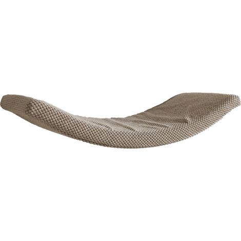 Estantería metálica arqueada para gatos de 75 cm, color beige. (1/5)