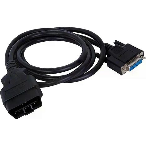 OBD II OBD2 16-poliges Verlängerungskabel (Stecker auf Buchse) für Fahrzeuge, OBD 2 auf dB15 Diagnose-JXLGV (1/4)
