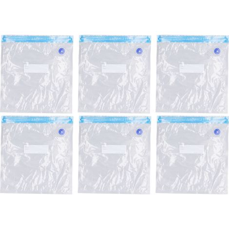 Les Sacs à Mémoire de Vide économisent de L'espace pour Les Sacs Réutilisables Transparents pour Vêtements Alimentaires, Matériaux Premium L'organisation à Domicile, Réfrigérateur et L'outil (B: 26 (1/5)