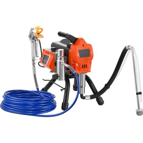 Pistolet Airless de Peinture 1500W, 3300PSI Haute Pression, Rouleau Brosse, Tuyau, Rallonge, Buses, Machine Électrique pour Appartements et Bâtiments Industriels (1/5)