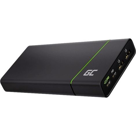 Green Cell GC PowerPlay Ultra Powerbank 26800 mAh Quick Charge 3.0, USB PD LiPo USB-C®, USB-A Schwar (1/5)