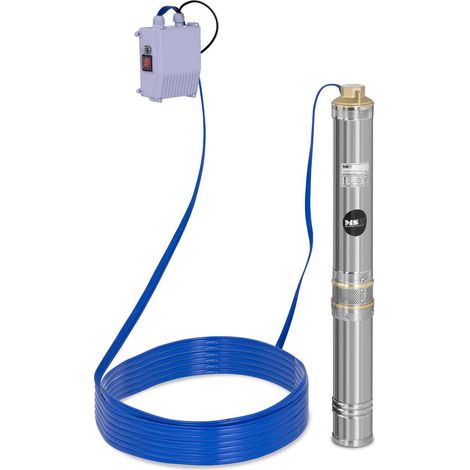 MSW – Pompe submersible 550W – Débit 6000 l/h – Hauteur de levage 58 m – Acier inoxydable – Cordon 20 m (1/6)