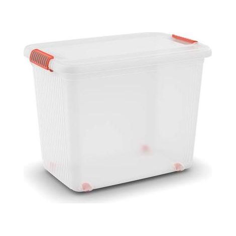 KIS K Latch Box Caja de almacenaje Rectangular Naranja, Transparente (1/3)