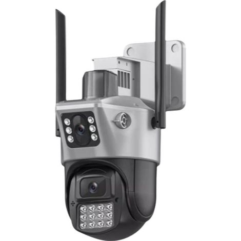 Caméra de surveillance extérieure 4K 8MP - WiFi IP sans fil - Vision nocturne - Résistant aux intempéries - Nouveau modèle haute définition pour sécurité optimale (1/5)