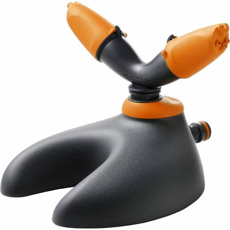 GF Art.5632 irrigatore 2 bracci "ROTAX" con base portata massima 19 l/min per irrigazione giardino