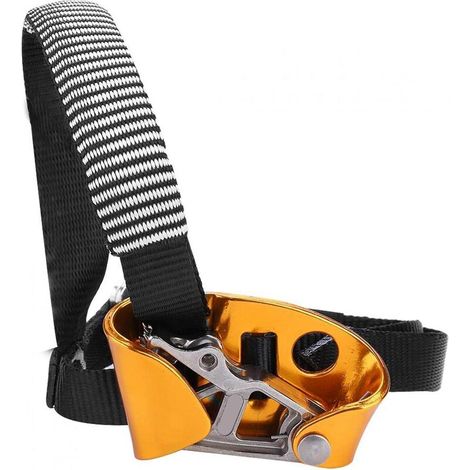 Ascensor de pie, elevador de pie derecho/izquierdo, herramienta para escalada al aire libre, montañismo, escalada, bomberos y rescate.