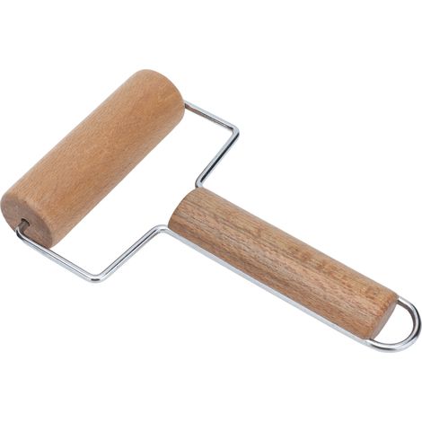 Rouleau à pâtisserie multifonctionnel en bois de hêtre souple et résistant pour la cuisson de pizzas, gâteaux et pains. (1/5)