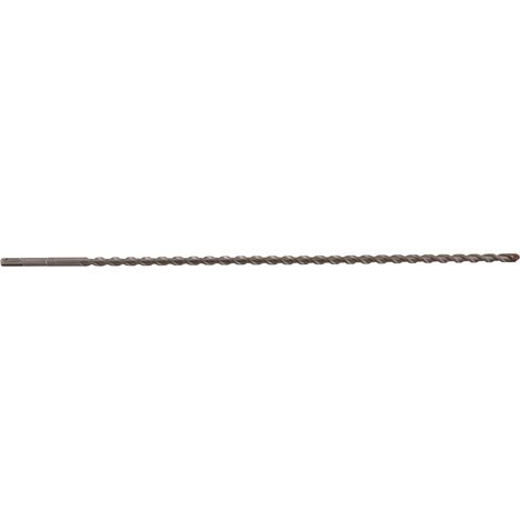 wolfcraft I Betonbohrer I 7887010 IHM-bestückt, SDS-plus, Ø 12 mm, Bohrerlänge 600 mm, für Bohrungen in Beton, Naturstein, Kunststein I Hammerschlagbohrer
