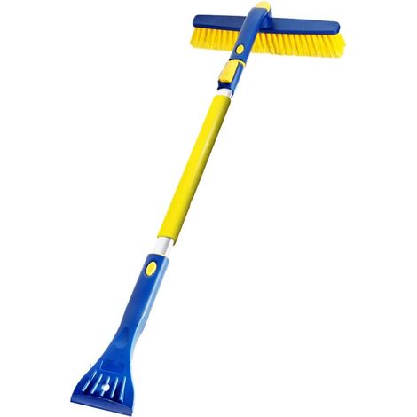 Pelle à neige Élimination de la neige du véhicule N'endommage pas le verre, le grattoir de neige, la dégivrie, la dégivrage, la pelle, la brosse à la neige, l'outil de déneigement d'hiver balai voitur (1/5)