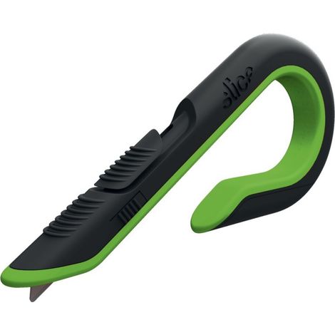 Cutter Slice® avec manche incurvé en forme de poignée à lame céramique auto rétractable pour emballage - SLICE