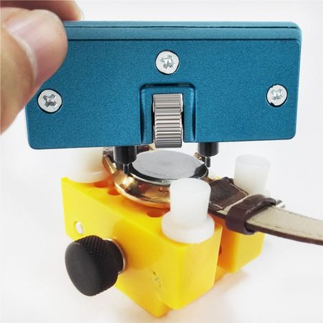 Watch repair kit, two-piece set, combination tool for opening the watch case, kitchen handle, battery replacement tool set--DTEKGAZ