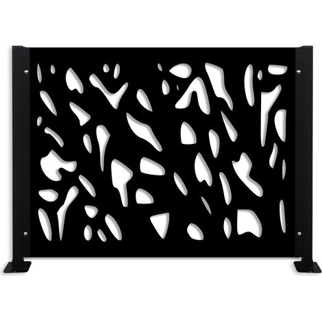 Garde-corps PVC courbe DEKOPLAST 118x118 cm – Épaisseur 20 mm – Résistance et durabilité – Installation facile sans professionnel – Signorbit