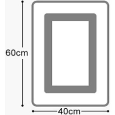 Rutschfeste Badematte – 40 x 60 cm – Grau, weiche Mikrofaser-Badematte, saugfähige Badematte mit langem Flor, maschinenwaschbar