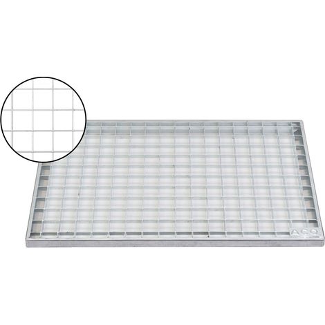 ACO 60x40x2cm Maschenrost 30/30 Gitterrost Eingangsrost Normrost Abstreifer Rost verzinkt (1/3)