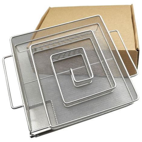 Generador de humo frío cuadrado de acero inoxidable: apto para todos los dispositivos de ahumado de barbacoa. (1/5)