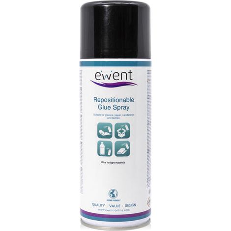 Spray adhesivo Ewent ew5625 secado rápido no permanente (1/4)