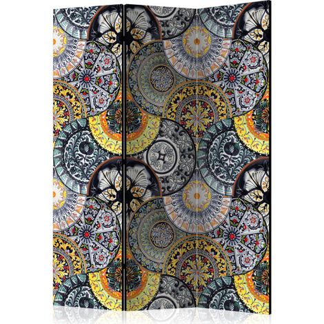 Paravent 3 Volets "Painted Exoticism" 135x172cm (1/2)
