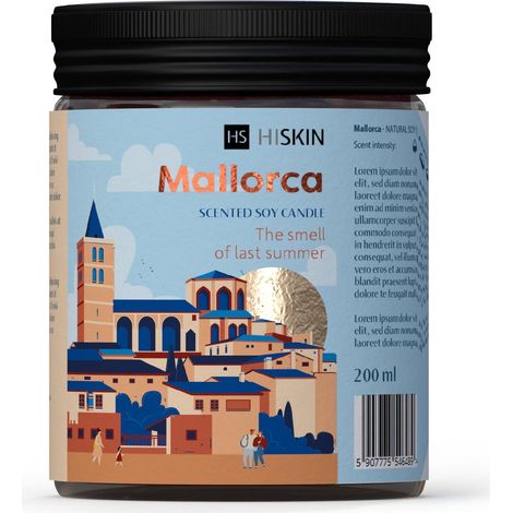 Hiskin Home Mallorca Sojakerze 200 ml