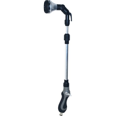 Schnelle Teleskopstange, kleines Modell 45 bis 58 cm, verstellbarer Kopf, 8 Strahlarten BOUTTÉ