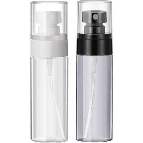 Frasco pulverizador pequeño de 100 ml, paquete de 2, bruma fina, ideal para viajes (1/5)