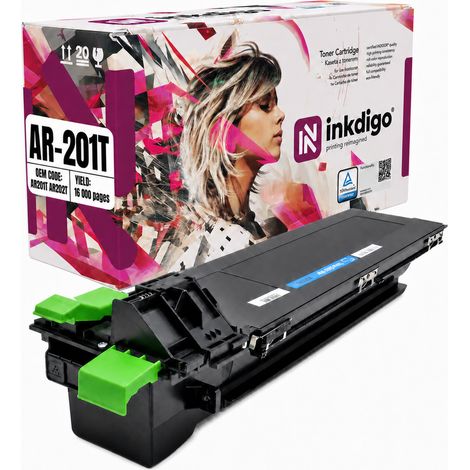 Inkdigo Toner AR202T kompatibel mit Sharp AR162, AR-M160, AR164, AR206, AR162S, TÜV-zertifiziert (1/5)