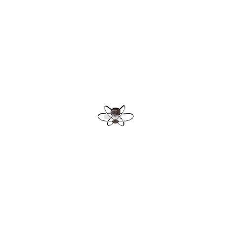 Lumit Ventilador De Techo Jura Marrón D.53Cm 5 Aspas, Con Led 74W 5260Lm 3000-6500K (Marron)