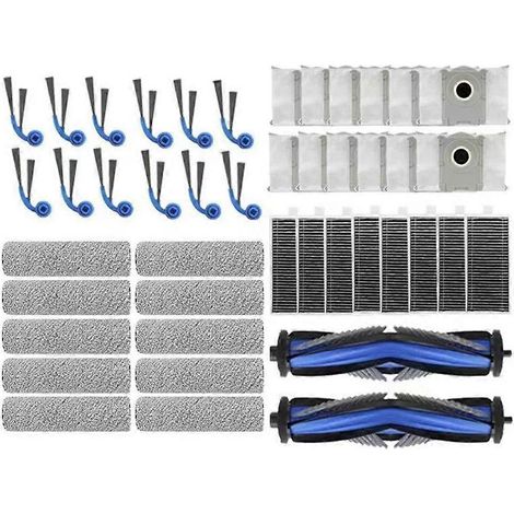 Pour ECOVACS T80 Pro Omni/T80 Omni aspirateurs nettoyeur brosses principale/latérale rouleau serpillière sac filtre (1/5)
