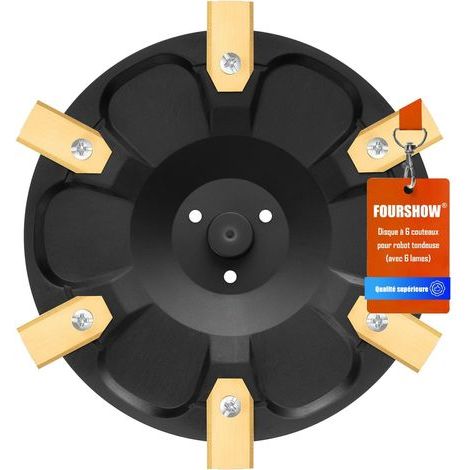 1 - Plateau À Couteaux - Lames De Tondeuse - Compatible Segway Navimow H-Série - Nylon Renforcé Fibre De Verre - Pour Robot Tondeuse - Argent - 6 Lames (1/5)