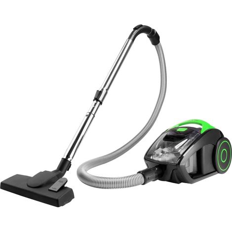 Aspirateur sans sac – 900 W – Technologie multi-cyclonique – 1,5 L – Filtre HEPA lavable – Vert – Idéal pour tapis et sols durs (1/5)