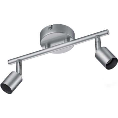 BARRA 2 FARETTI PARIS GU10 ALLUMINIO