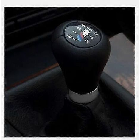 Cabezal de palanca de cambios, compatible con transmisión Schaltknauf de 6 velocidades, apto para los modelos E46, E90, F10, E87 y E60 DE: ajuste perfecto. (1/5)