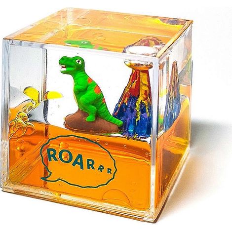 Dinosaurier-Vulkan – Interessante Schreibtischdekoration für kreatives Spielzeug und Zuhause