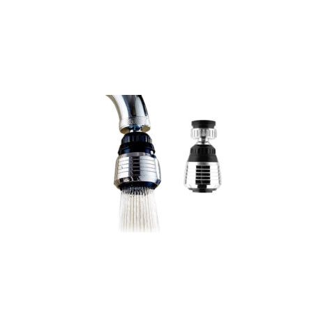 360°-Schwenkarmatur mit Strahlregler – Zweimodus-Set, Strahlregler für Küche und Bad, inklusive Adapter, wassersparend – Crezuo