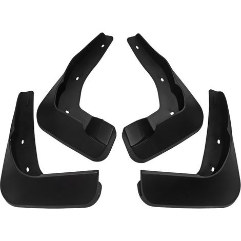 Suitable for Toyota Previa 2009-2021, black leather mud flaps.--BIEMMEDUE