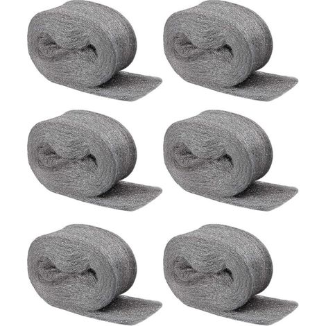 Steel Wool, 6 Rolls 0000 Anti-Mouse Steel Wire Wool, Cleaning Wire Wool, Used 0000 Steel Wool, 3M (1/5)